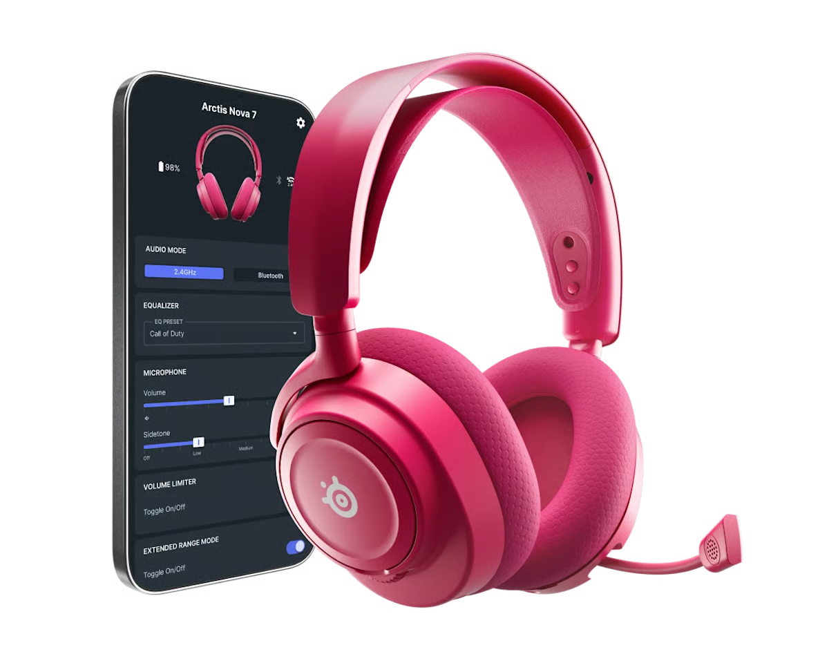 SteelSeries Arctis Nova 7 Gen 2 無線耳機 - PC version / Magenta 洋紅色