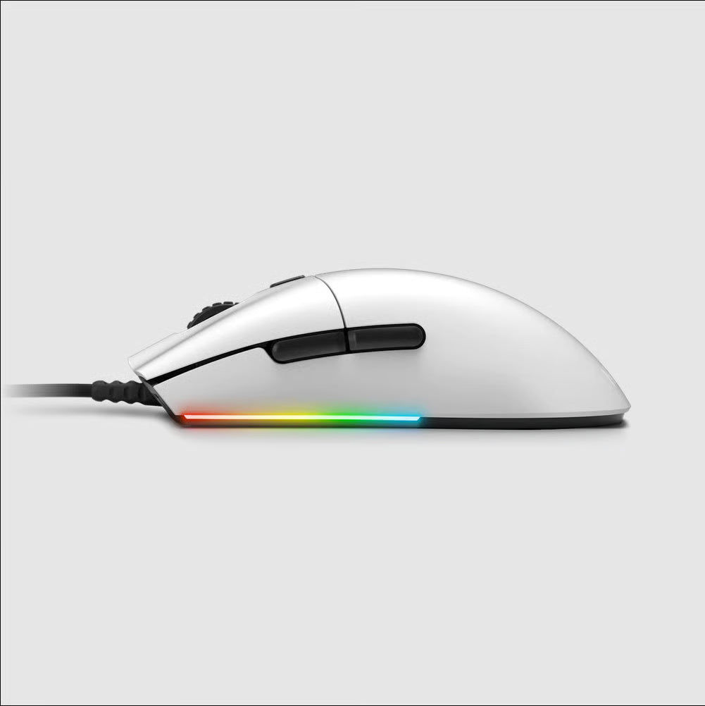 NZXT Lift - 輕量雙撇子電競遊戲滑鼠（白色）