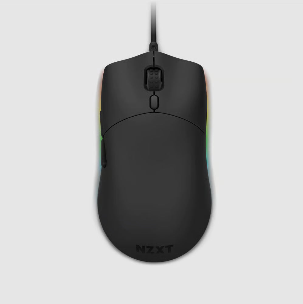 NZXT Lift - 輕量雙撇子電競遊戲滑鼠（黑色）