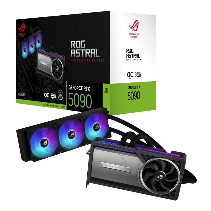 ASUS 華碩 ROG Astral LC GeForce RTX 5090 32G OC 顯示卡 - 3年保養