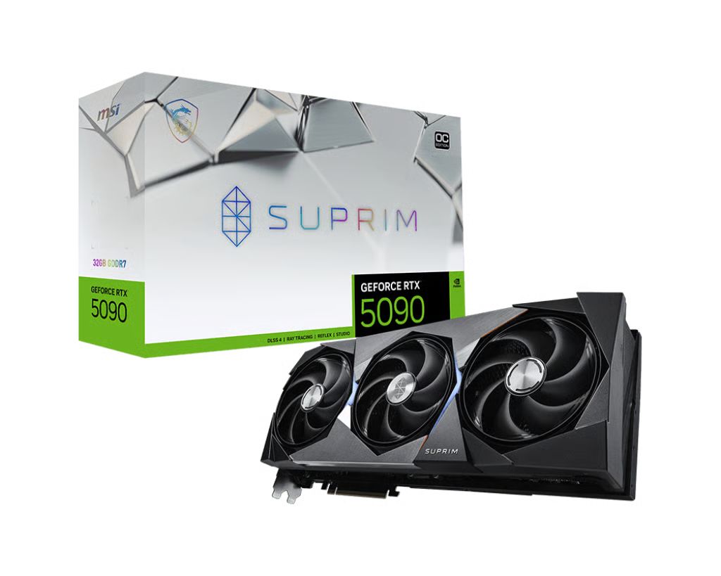 MSI 微星 GeForce RTX 5090 32G Suprim OC 顯示卡 - 3年保養