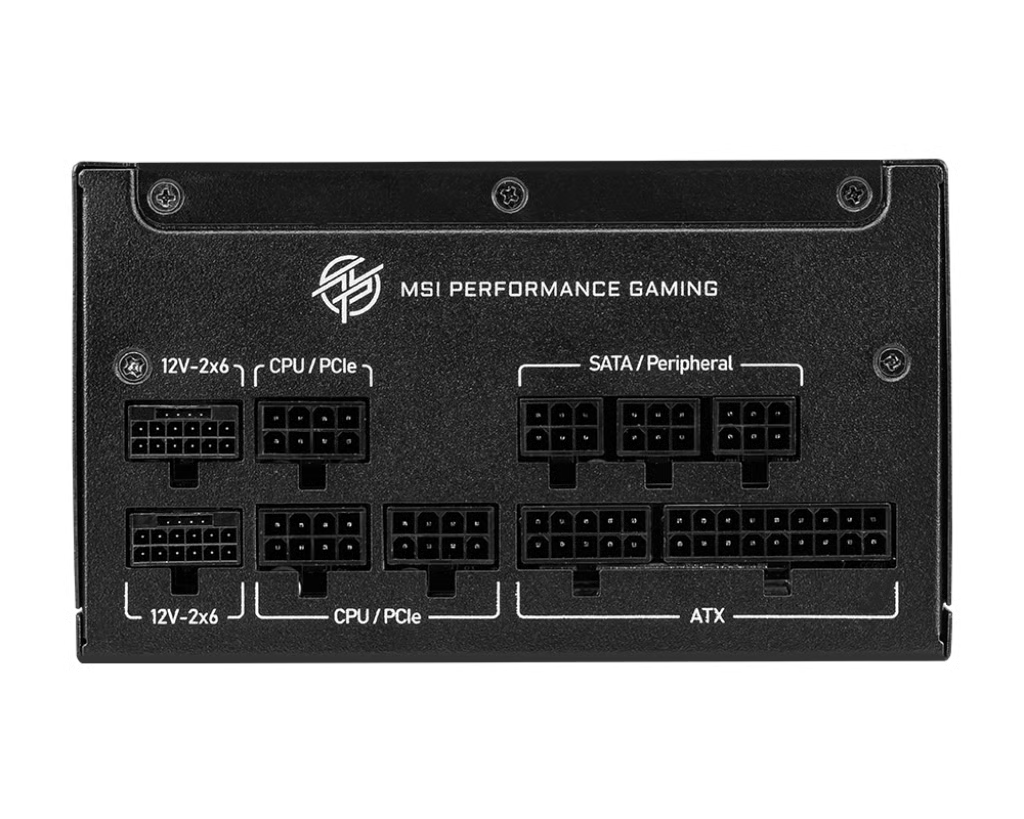 MSI 微星 MPG A1250GS 1250W 80Plus Gold 金牌 PCIe 5.1 全模組 火牛 (7年保)