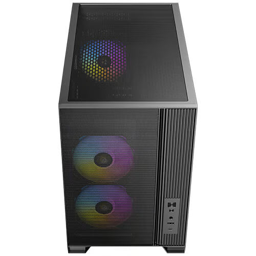 Antec FLUX M Micro-ATX 機箱 【預裝3把ARGB風扇+3把PWM風扇】 - 2年保養