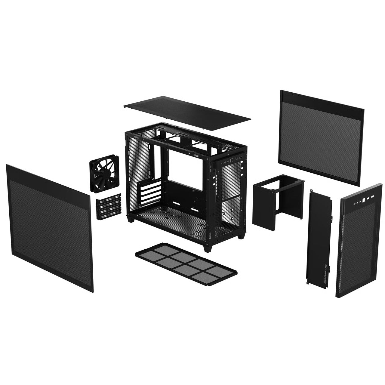 ASUS 華碩 Prime AP201 Micro-ATX 機箱 - Black 黑色 【預裝1把PWM風扇】
