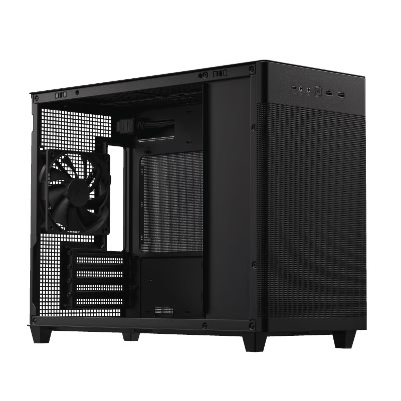 ASUS 華碩 Prime AP201 Micro-ATX 機箱 - Black 黑色 【預裝1把PWM風扇】