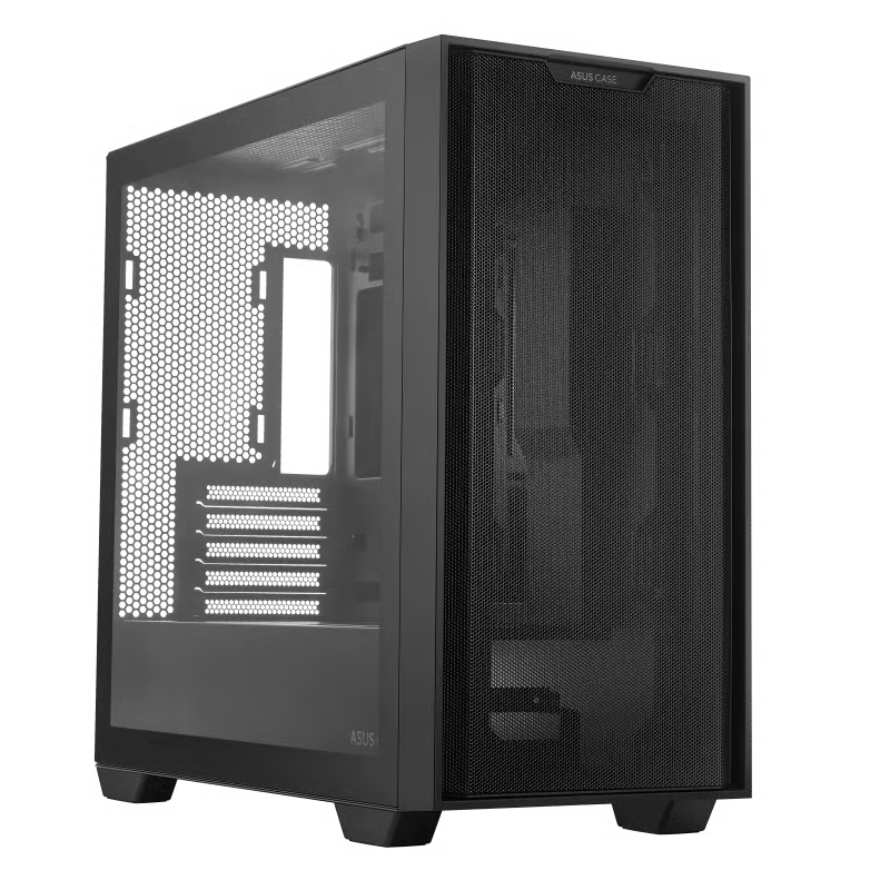【支援MATX背插底板】 ASUS 華碩 A21 Micro-ATX 機箱 - Black 黑色