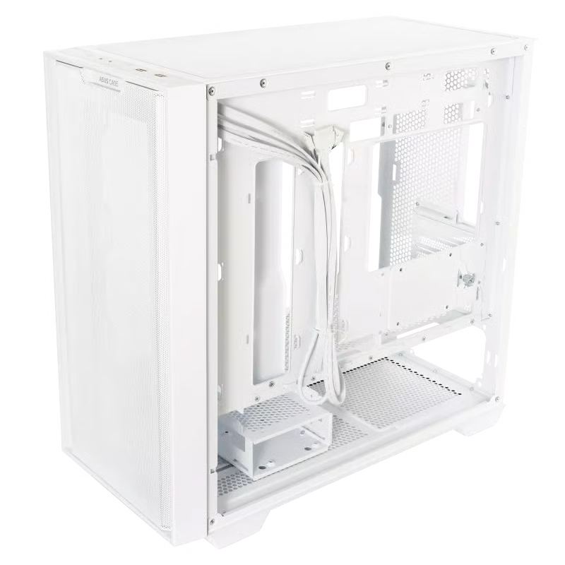 【支援MATX背插底板】 ASUS 華碩 A21 Micro-ATX 機箱 - White 白色