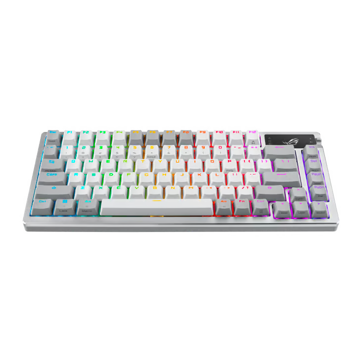 ASUS 華碩 ROG Azoth NX 75%無線自組電競機械鍵盤 (Storm軸) - White 白色