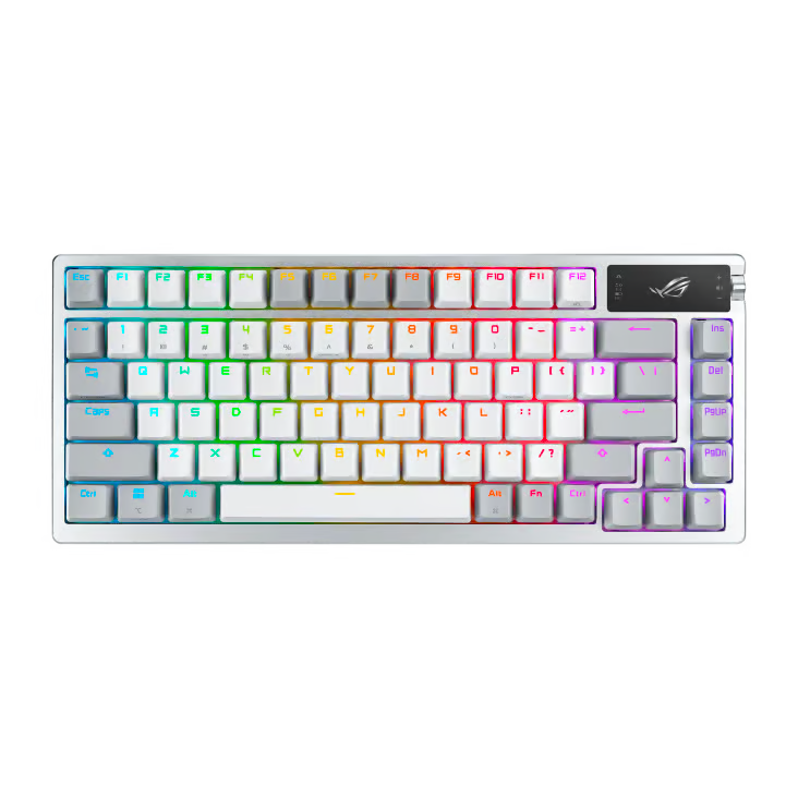 ASUS 華碩 ROG Azoth NX 75%無線自組電競機械鍵盤 (Storm軸) - White 白色