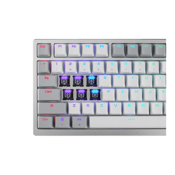 ASUS 華碩 ROG Azoth 96 HE 96% 無線電競機械鍵盤 - 白色 (磁軸)