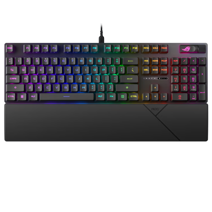 ASUS 華碩 ROG Strix Scope II 電競遊戲鍵盤 (RX 光學青軸)