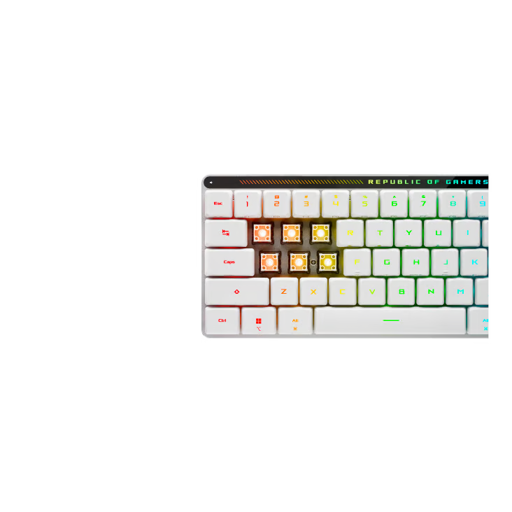 ROG Falchion RX 矮軸 65% 精巧無線電競鍵盤 (RX 光學青軸)