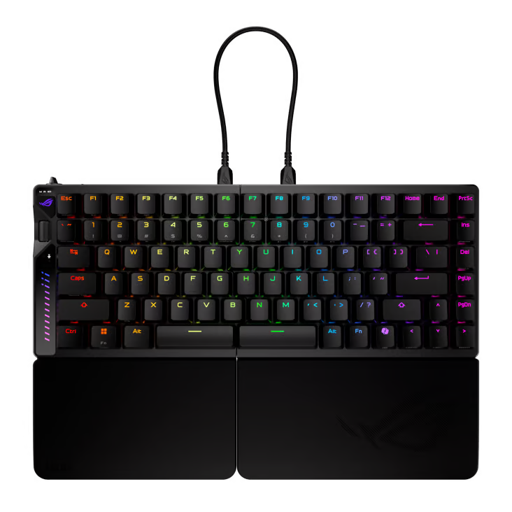 ASUS 華碩 ROG Falcata 75% 分離式 無線電競機械鍵盤 - HFX V2 磁軸 - 1年保養