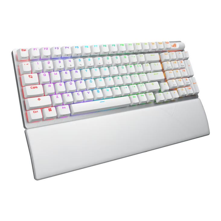 ASUS 華碩 ROG Strix Scope II 96Keys 無線電競遊戲鍵盤 (NX Snow 英文) - White 白色