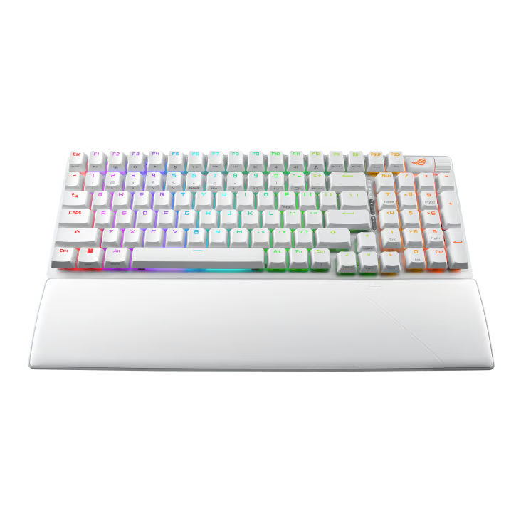 ASUS 華碩 ROG Strix Scope II 96Keys 無線電競遊戲鍵盤 (NX Snow 英文) - White 白色