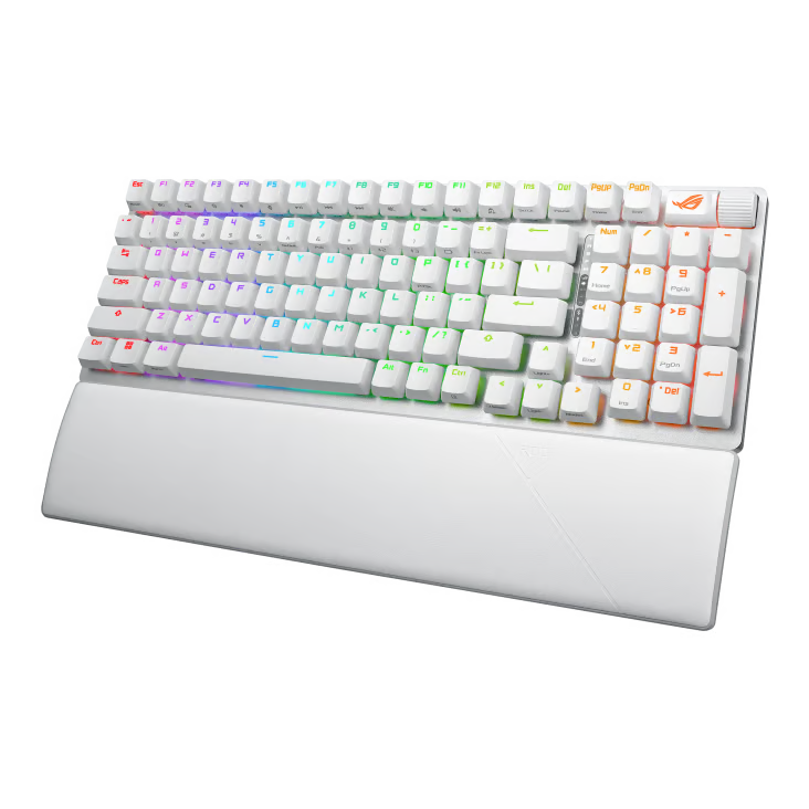 ASUS 華碩 ROG Strix Scope II 96Keys 無線電競遊戲鍵盤 (NX Storm 英文) - White 白色