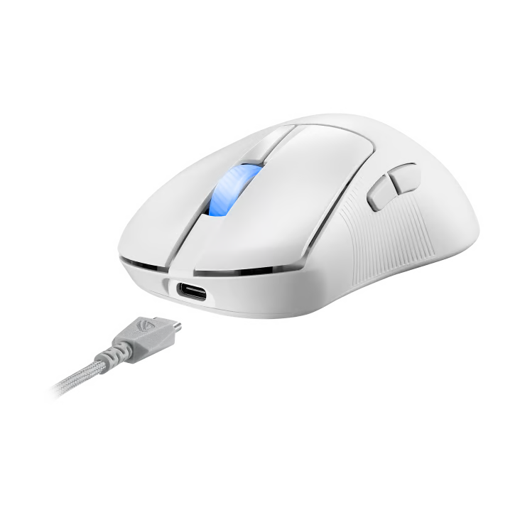 ASUS 華碩 ROG Keris II Ace 無線遊戲滑鼠 - White 白色
