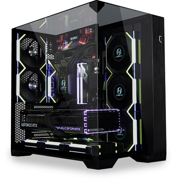 LIAN LI 聯力 O11 Vision Compact ATX 機箱 - Black 黑色優惠套裝