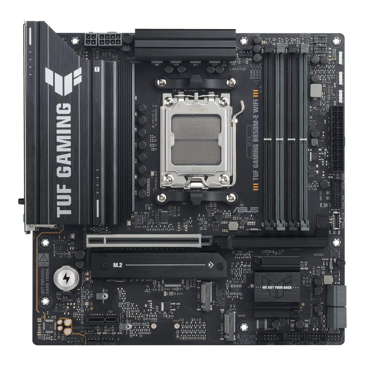 ASUS 華碩 TUF GAMING B850M-E WIFI Micro-ATX 主機板 (DDR5) - 3年保養