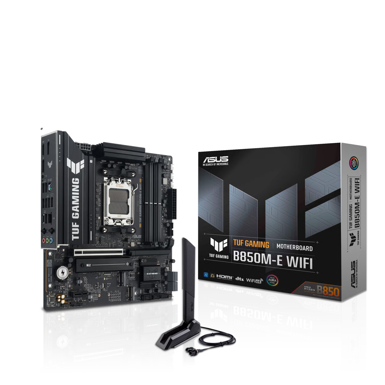 ASUS 華碩 TUF GAMING B850M-E WIFI Micro-ATX 主機板 (DDR5) - 3年保養