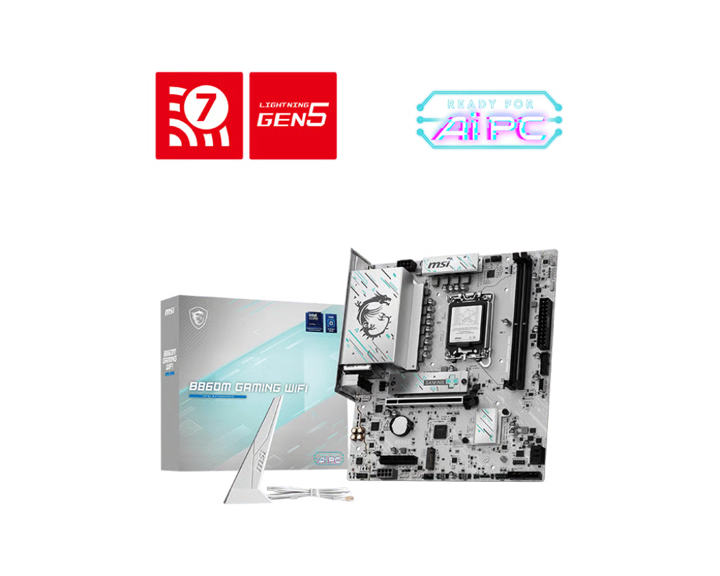 MSI 微星 B860M GAMING WIFI Micro-ATX 主機板 (DDR5) - 3年保養