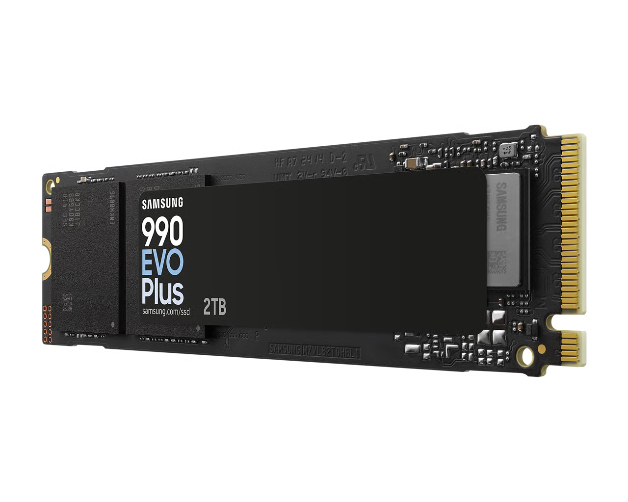 Samsung 三星 990 EVO Plus 2TB PCIe 4.0 x4 / PCIe 5.0 x2 NVMe 2.0 M.2 2280 SSD (MZ-V9S2T0BW)