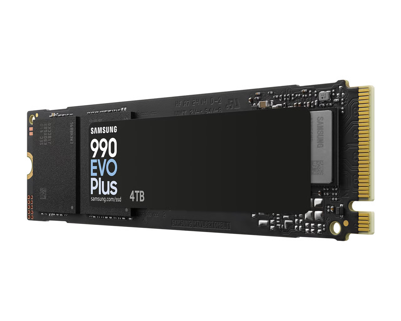 Samsung 三星 990 EVO Plus 4TB TLC NVMe 2.0 PCIe 4.0 x4 / PCIe 5.0 x2 M.2 2280 SSD (MZ-V9S4T0BW)