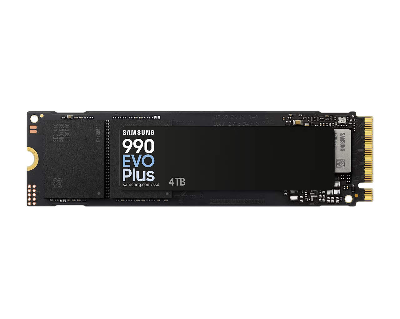 Samsung 三星 990 EVO Plus 4TB TLC NVMe 2.0 PCIe 4.0 x4 / PCIe 5.0 x2 M.2 2280 SSD (MZ-V9S4T0BW)