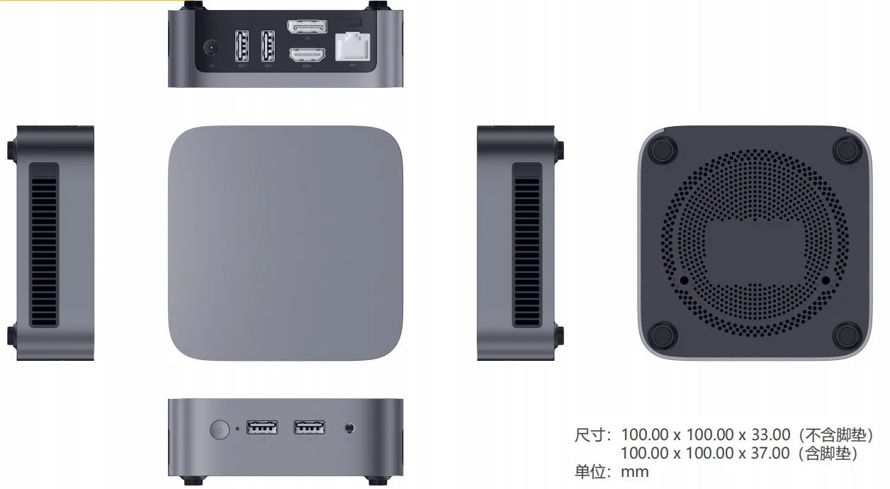 ACEPC A0ES Mini PC 迷你電腦 ( Intel® Processor N150 / 16GB DDR4 RAM / 512GB SSD / WiFi-6 / Windows 11 Pro)