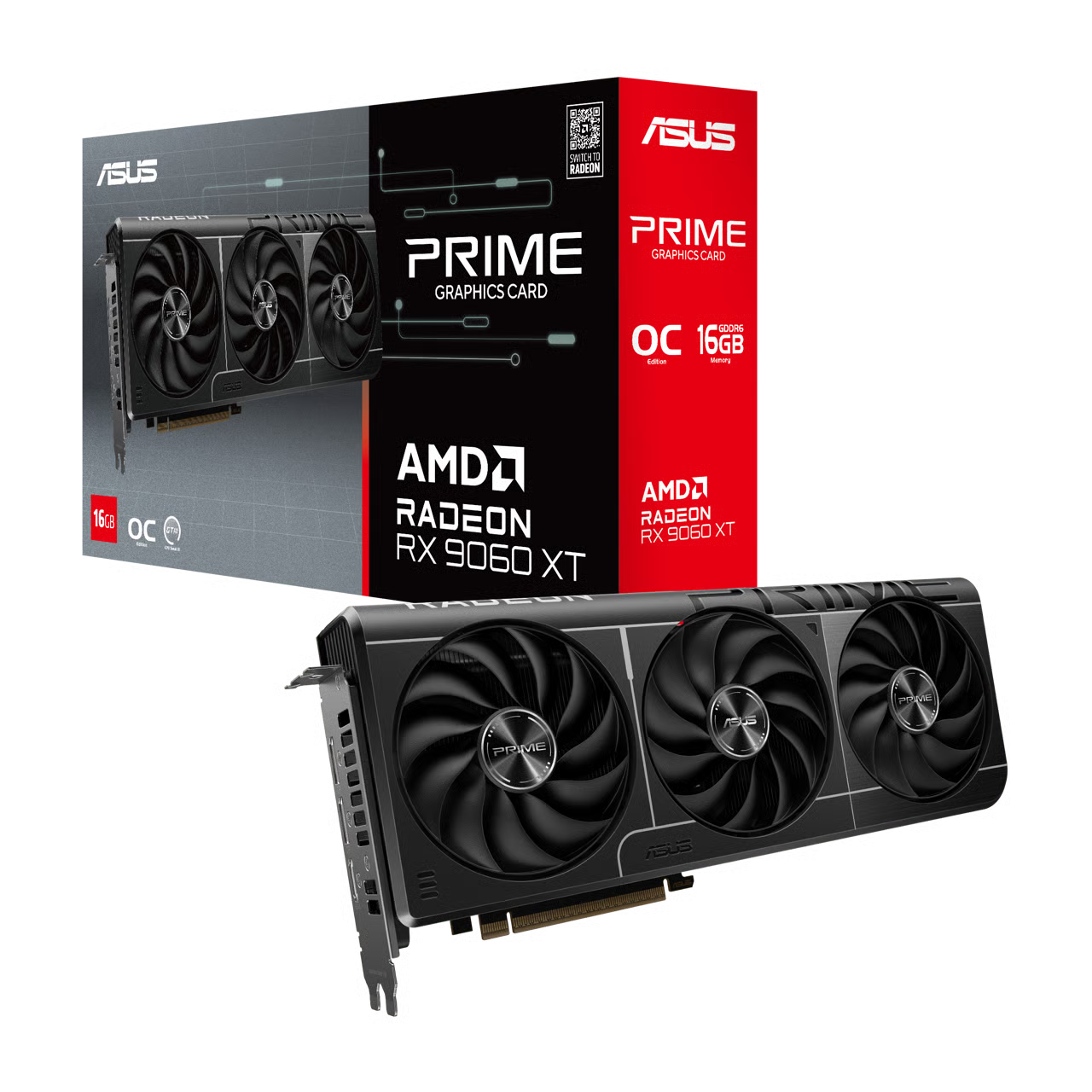 ASUS 華碩 Prime Radeon RX 9060 XT OC 16GB 顯示卡