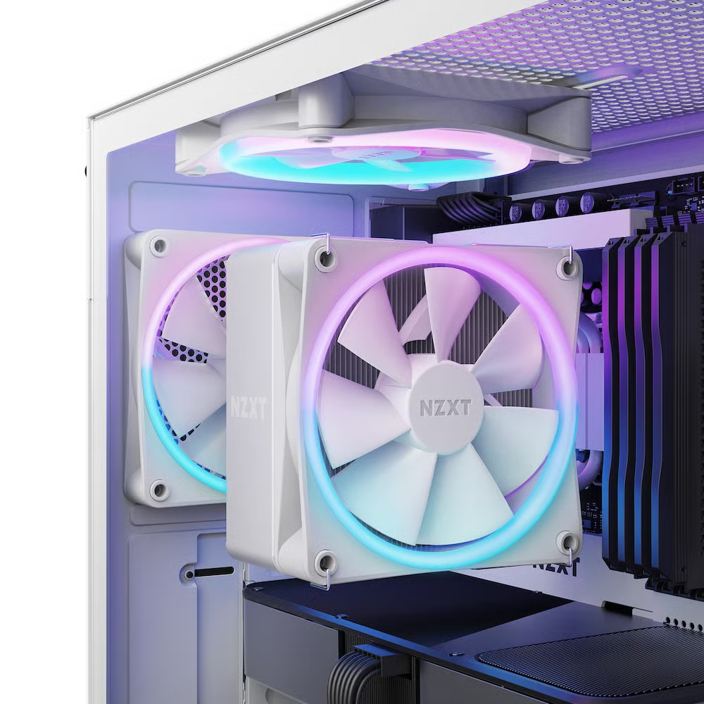 NZXT T120 RGB 風冷散熱器 - White 白色