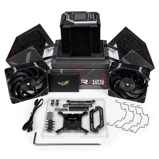 Valkyrie R125 LOKI ARGB CPU 風冷散熱器 - Black 黑色
