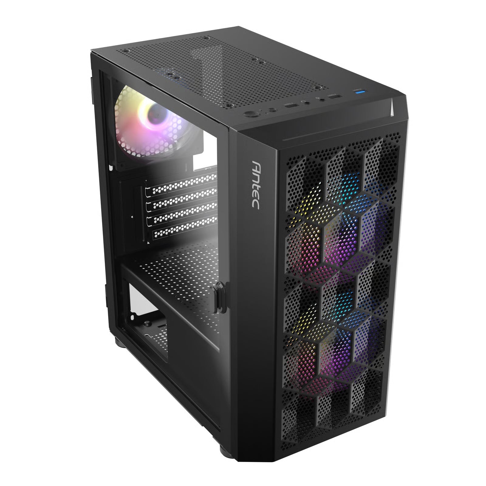 Antec NX200M RGB Micro-ATX 機箱 (Fixed-RGB 風扇 *3)
