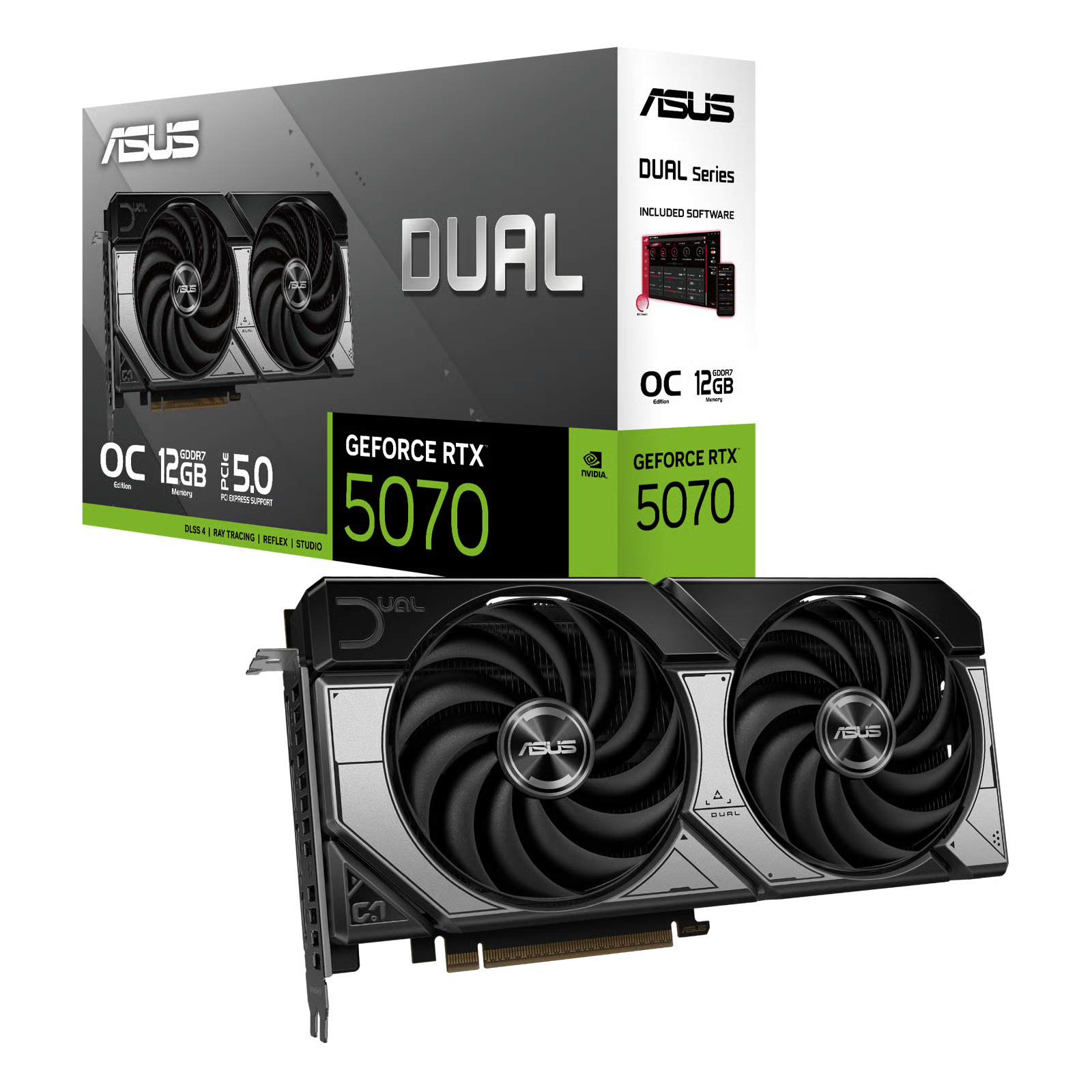 ASUS Dual GeForce RTX 5070 12GB OC 顯示卡