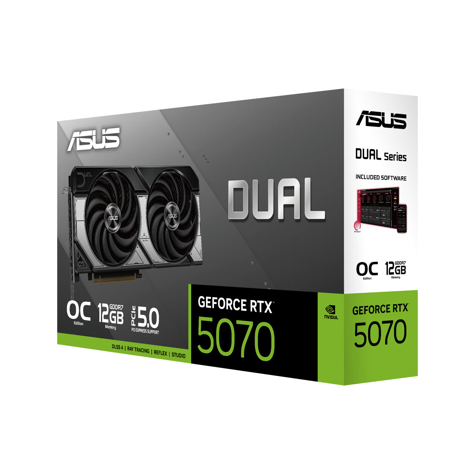 ASUS Dual GeForce RTX 5070 12GB OC 顯示卡