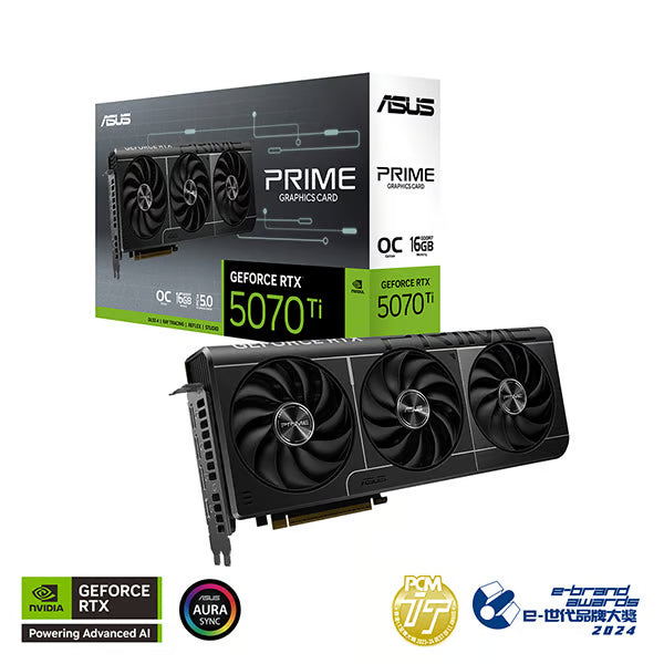 ASUS 華碩 PRIME GeForce RTX 5070 Ti 16GB OC 顯示卡