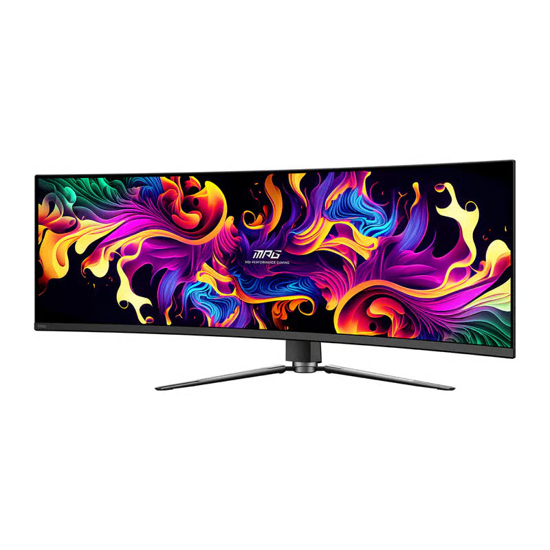 MSI 微星 MPG 491CQPX QD-OLED 量子點曲面電競顯示器 (49吋 / DQHD [5120 x 1440] / 0.03ms 240Hz / QD-OLED / 10bits / DisplayHDR True Black 400 / Type-C 90W / HDMI 2.1)