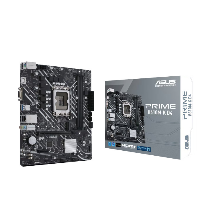 ASUS 華碩 PRIME H610M-K D4 Micro-ATX 主機板 (DDR4)