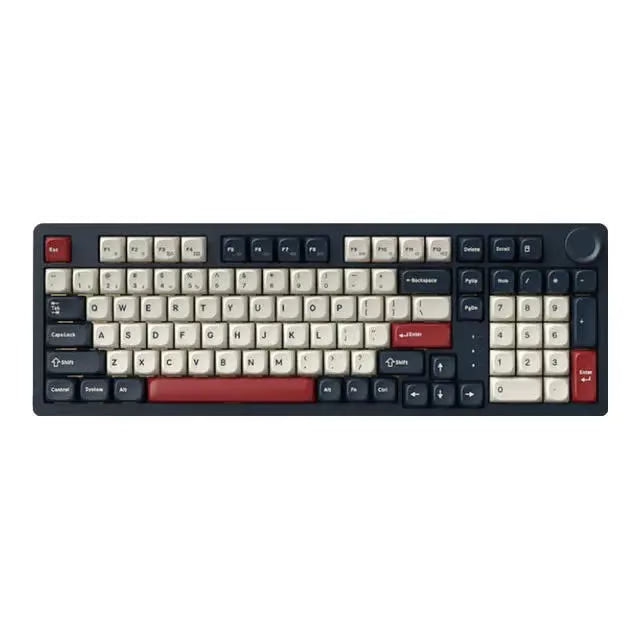 JamesDonkey 青龍 SKN QL 4.0 RGB Electic Navy TTC 三模無線機械鍵盤 - TTC烈焰紅軸 / 電