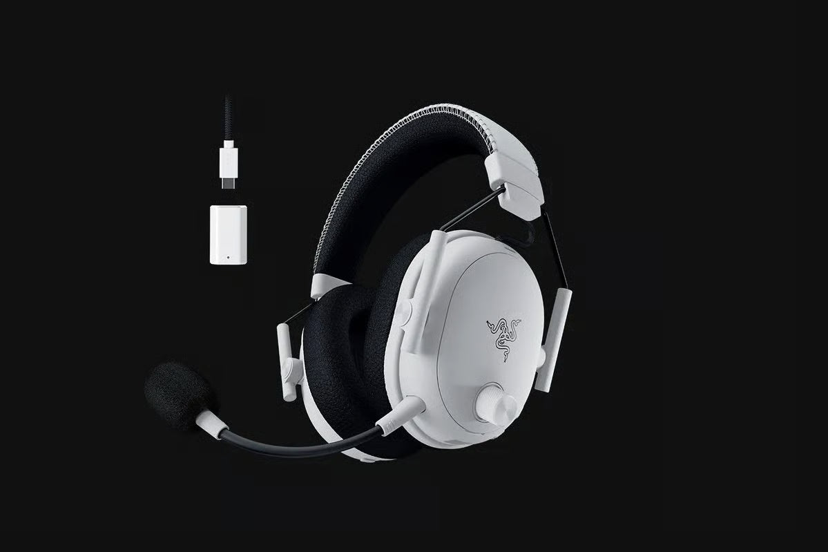Razer BlackShark V3 Pro Wireless 無線遊戲耳機 - White 白色