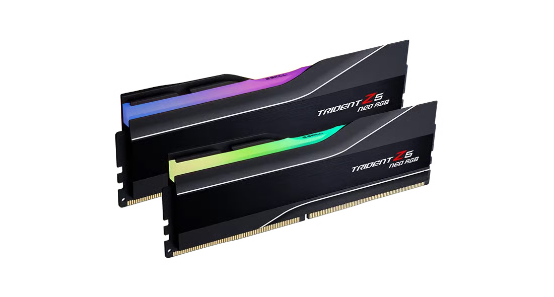 G.Skill Trident Z5 Neo RGB DDR5 64GB (32GB x 2) 6000MHz CL26 - AMD EXPO (F5-6000J2636H32GX2-TZ5NR)