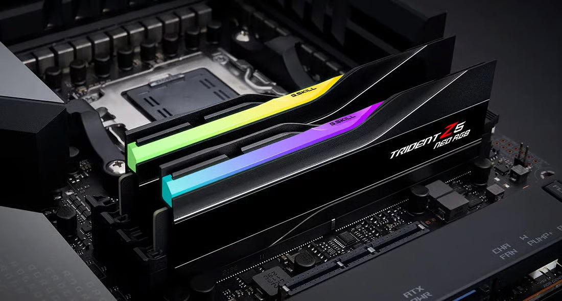 G.Skill Trident Z5 Neo RGB DDR5 64GB (32GB x 2) 6000MHz CL26 - AMD EXPO (F5-6000J2636H32GX2-TZ5NR)