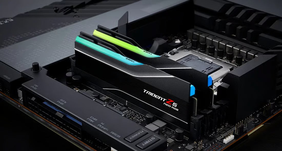 G.Skill Trident Z5 Neo RGB DDR5 64GB (32GB x 2) 6000MHz CL26 - AMD EXPO (F5-6000J2636H32GX2-TZ5NR)