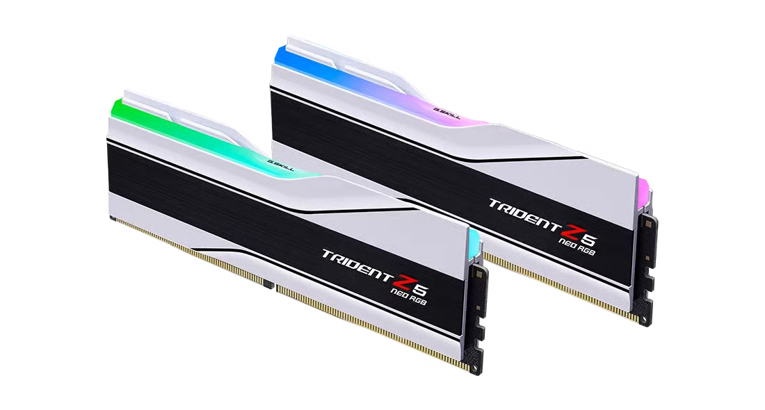G.Skill Trident Z5 Neo RGB DDR5 White 64GB (32GB x 2) 6000MHz CL26 - AMD EXPO