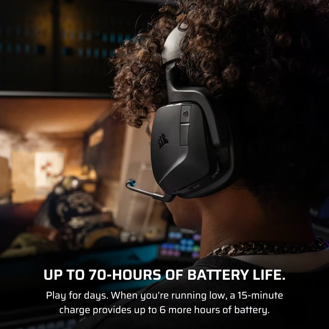 Corsair VOID WIRELESS v2 Gaming Headset— Carbon 無線遊戲耳機