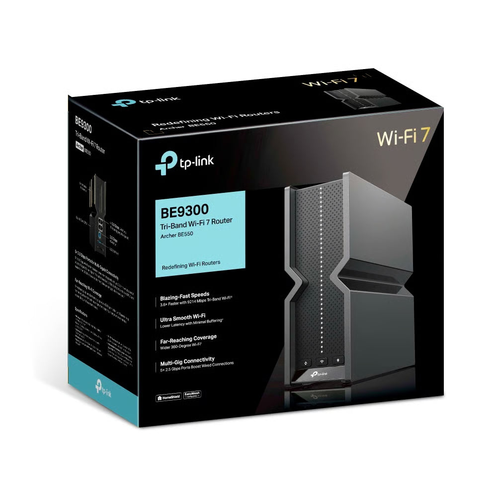 TP-Link Archer BE550 BE9300 三頻 WiFi 7 路由器