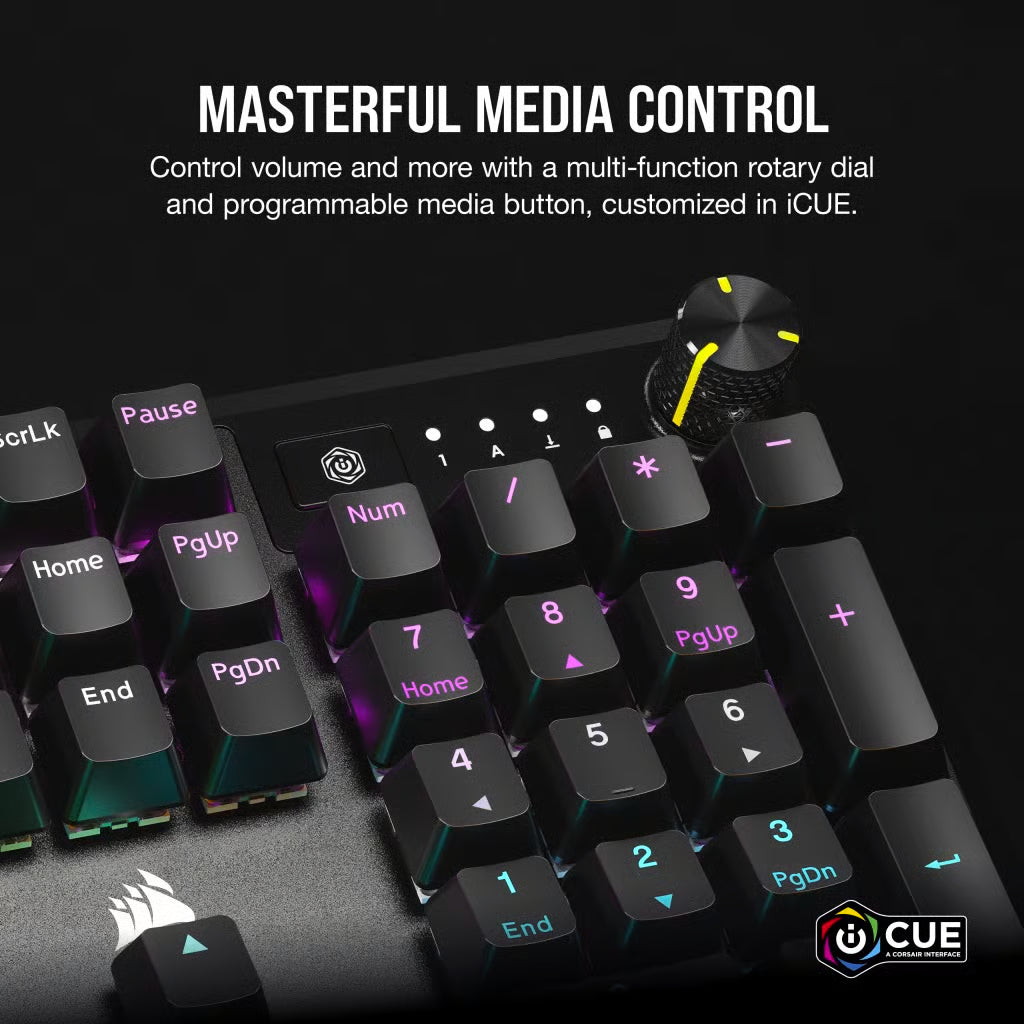 Corsair K70 Core 機械式電競鍵盤 (Cherry MLX Red 紅軸) - Black 黑色