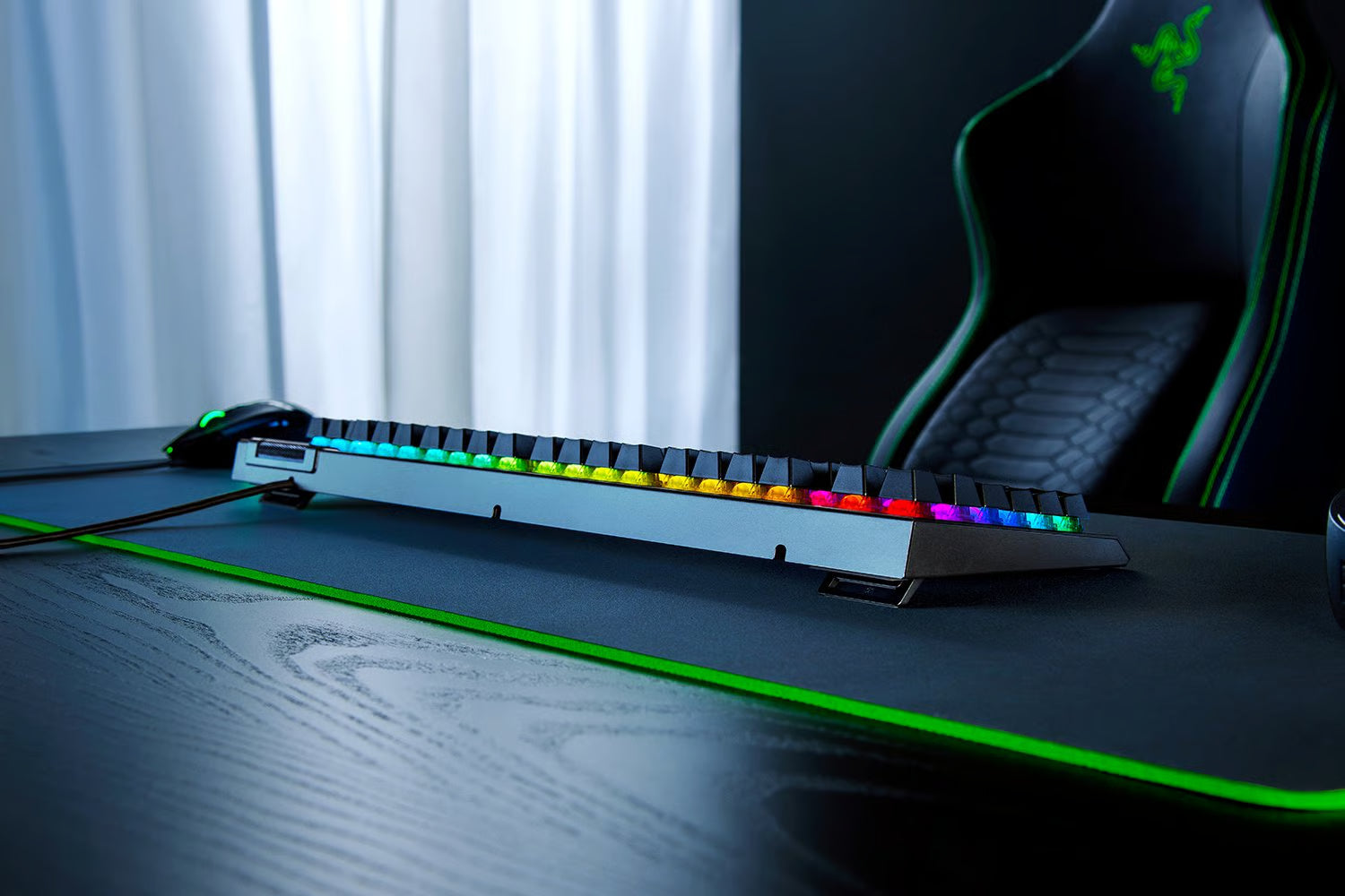 Razer BlackWidow V4 X 電競遊戲鍵盤 - 綠軸 - US