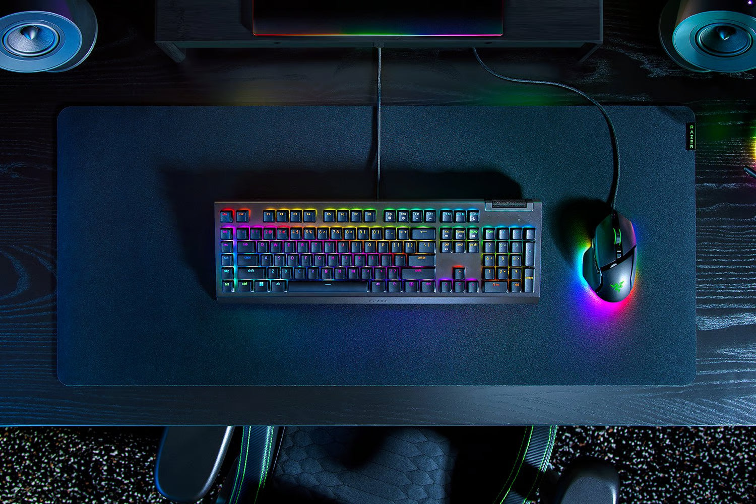 Razer BlackWidow V4 X 電競遊戲鍵盤 - 綠軸 - US