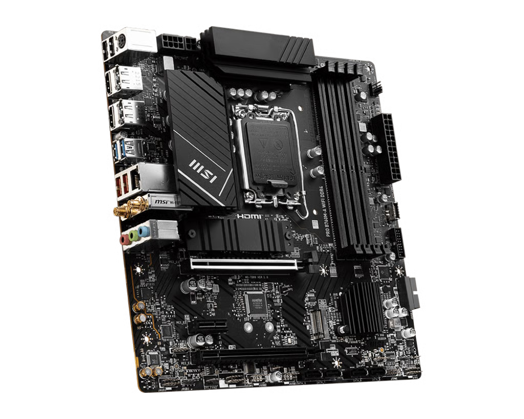 MSI 微星 PRO B760M-A WIFI Micro-ATX 主機板 (DDR5)
